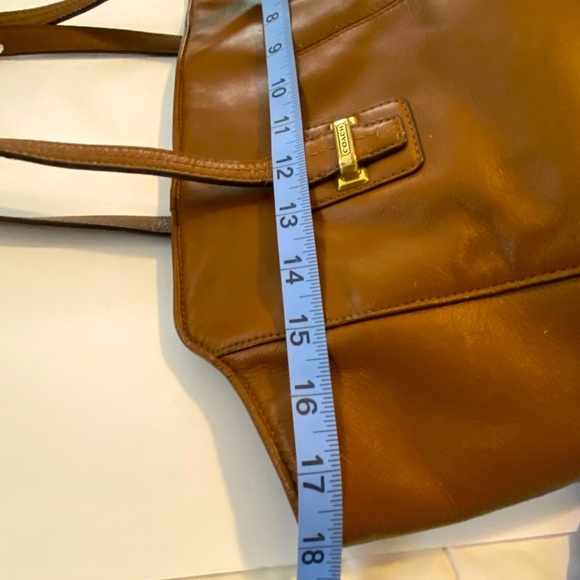 Brown Coach Leather Tote Bag - Picture 7 of 11